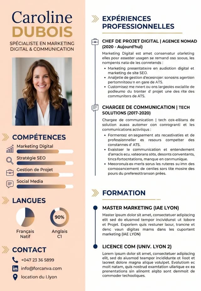 CV non optimisé